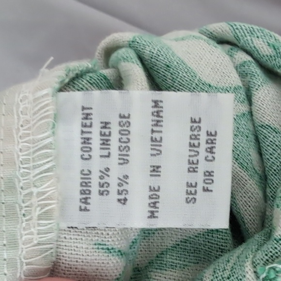 Linen palm leaf shorts - Picture 5 of 5